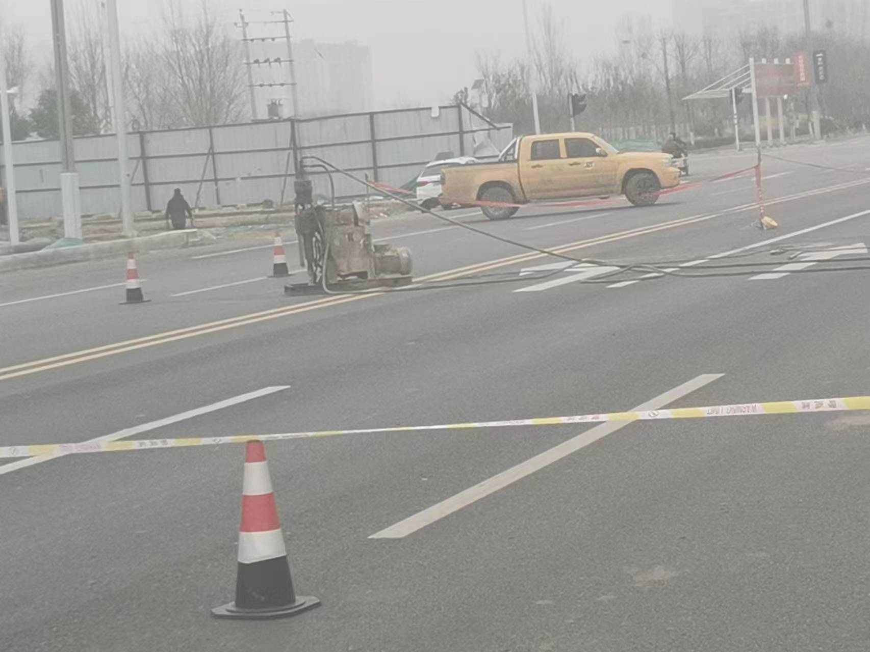 吉州公路路基沉陷注浆